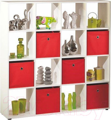 Стеллаж Halmar Caboto 16 (белый)