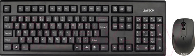 Комплект клавиатура и мышь A4Tech 7100N (черный)