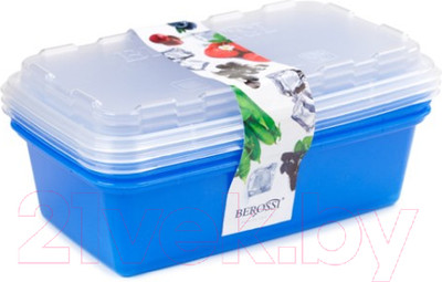 Набор контейнеров Berossi Zip ИК 17436000 (джинс)