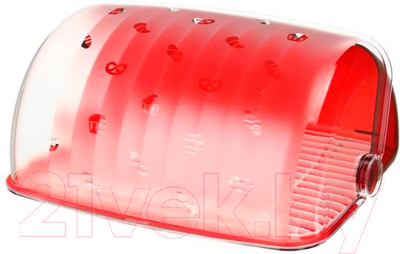 Хлебница Berossi Санти ИК 03112000 (красный полупрозрачный)