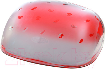 Хлебница Berossi ИК 04112000 (красный полупрозрачный)