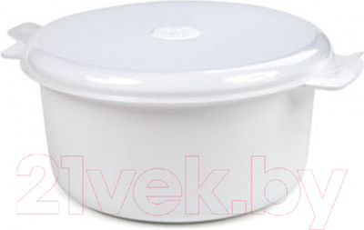 Кастрюля для СВЧ Berossi Экспресс ИК 08601000 (снежно-белый)