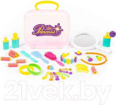 Набор аксессуаров для девочек Полесье Маленькая принцесса №3 / 47328 (в чемоданчике)