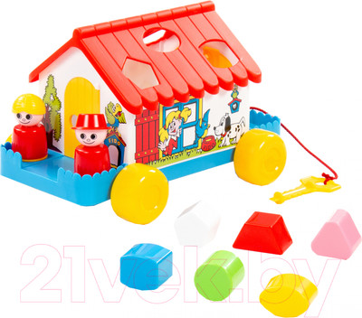 Сортер Полесье Игровой дом / 6202 (в сеточке)