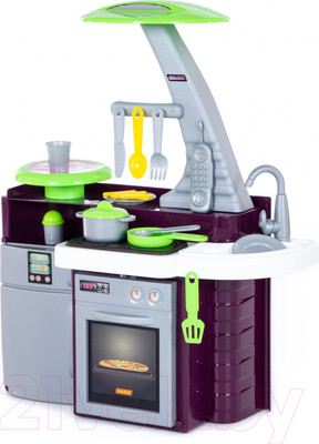 Детская кухня Полесье Laura с варочной панелью / 49896 (в пакете)