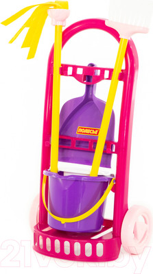 Набор хозяйственный игрушечный Полесье Чистюля-мини / 44747 (в сеточке)