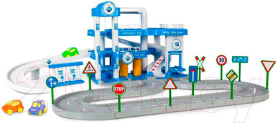 Паркинг игрушечный Полесье Aral 3-уровневый с дорогой / 40428 (в коробке)