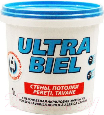 Краска Sniezka Ultra Biel (1л, белоснежный)
