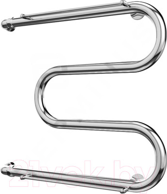 Полотенцесушитель водяной Terminus 32 ПС М-образный 500x400 (с полкой)