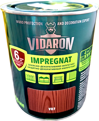 Защитно-декоративный состав Vidaron Impregnant V07 Калифорнийская секвойя (700мл)