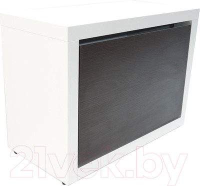 Тумба в прихожую Элана 1.60 (белый/венге магия)