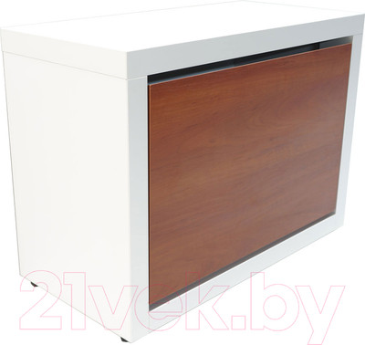 Тумба в прихожую Элана 1.60 (белый/яблоня локарно)