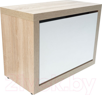 Тумба в прихожую Элана 1.60 (дуб сонома/белый)