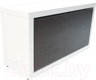 Тумба в прихожую Элана 1.80 (белый/венге магия)