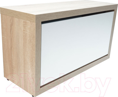 Тумба в прихожую Элана 1.80 (дуб сонома/белый)