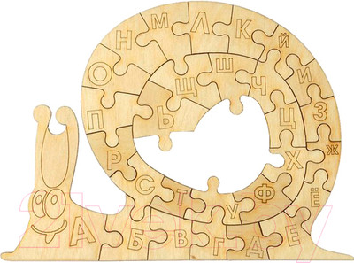 Пазл Woody Умная улитка / 00112