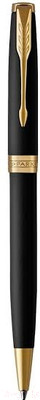 Ручка шариковая имиджевая Parker Sonnet Core Matte Black GT M 1931519