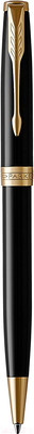 Ручка шариковая имиджевая Parker Sonnet Core Black Lacquer GT 1931497