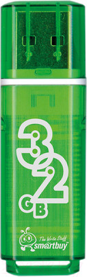 USB flash накопитель SmartBuy Glossy Green 32Gb (SB32GBGS-G)