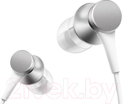 Наушники-гарнитура Xiaomi MI Basic Matte HSEJ03JY / ZBW4355TY (белый/серебристый)