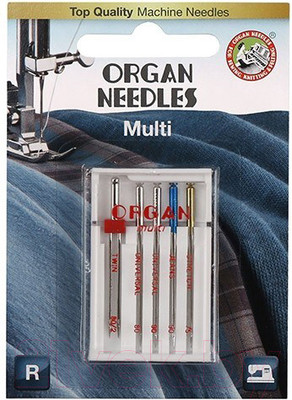 Набор игл для бытовой швейной машины Organ 5/Multi (универсальные)
