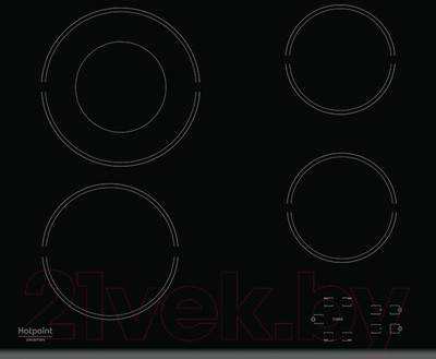 Электрическая варочная панель Hotpoint HR 632 B