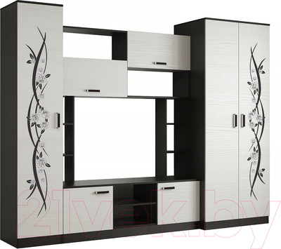 Стенка Евва Престиж-1 (венге/бодега)