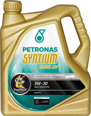 Моторное масло Petronas Syntium 5000 AV 5W30 70273M12EU / 18135019 / 70661M12EU (5л)