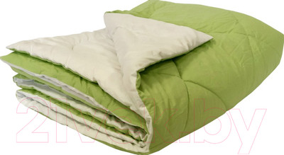 Одеяло Angellini 7с020бл (200x205, зеленый/белый)
