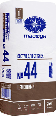 Смесь для устройства стяжек Тайфун №44 (25кг)