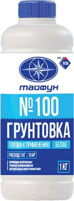 Грунтовка Тайфун Глубокопроникающая №100 (1л)