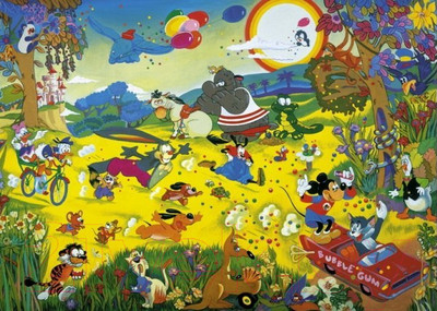 Фотообои листовые Твоя планета Люкс Мультяшки (272x194)