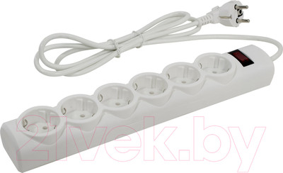 Сетевой фильтр Defender DFS-151 / 99489 (1.8м, 6 розеток, белый)