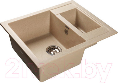 Мойка кухонная GranFest Quadro GF-Q610K (песок)