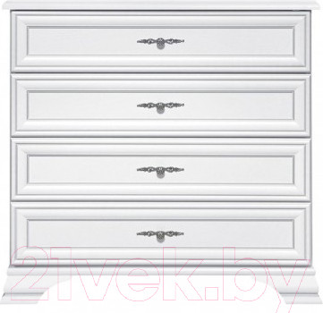 Комод Black Red White Kentaki S320-KOM4S (белый/белый)