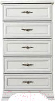 Комод Black Red White Kentaki S320-KOM5S (белый/белый)