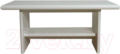 Журнальный столик Black Red White Kentaki S320-LAW (белый)