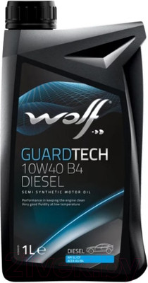 Моторное масло WOLF Guardtech B4 Diesel 10W40 / 23126/1 (1л)