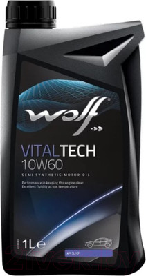 Моторное масло WOLF VitalTech 10W60 / 24118/1 (1л)
