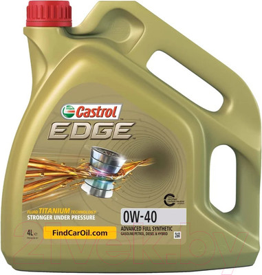 Моторное масло Castrol Edge 0W40  / 156E8C (4л)