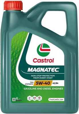 Моторное масло Castrol Magnatec 5W40 A3/B4 / 156E9E/15C9E0 (4л)