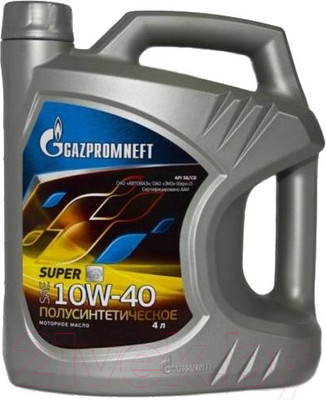 Моторное масло Gazpromneft Super 10W40 / 253142142 (4л)