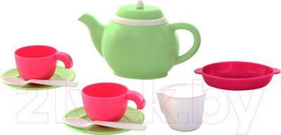 Набор игрушечной посуды Полесье на 2 персоны / 61362 (10эл)