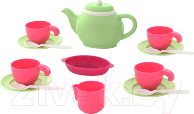 Набор игрушечной посуды Полесье на 4 персоны / 61386 (16эл)