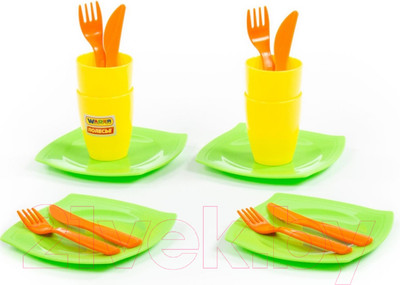 Набор игрушечной посуды Полесье Столовый / 40633