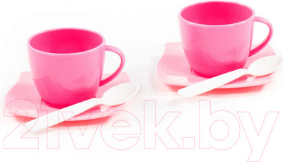 Набор игрушечной посуды Полесье Алиса на 2 персоны / 56009 (6эл)