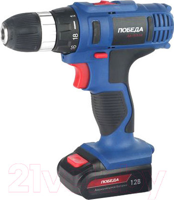 Аккумуляторная дрель-шуруповерт Победа ДА-12/2 Ли