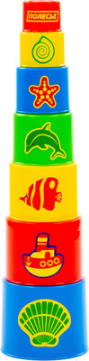 Развивающая игрушка Полесье Занимательная пирамидка №3 / 52353 (7эл)