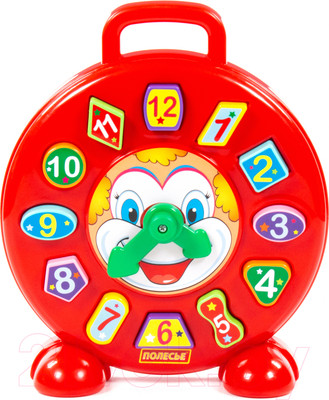 Развивающая игрушка Полесье Часы Клоун / 62741