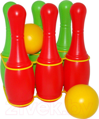 Боулинг детский Полесье Кегли / 6431 (6шт)